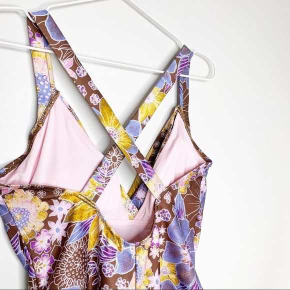 Alana Gunn Willandra Floral One Piece Swimsuit M - Picture 5 of 9